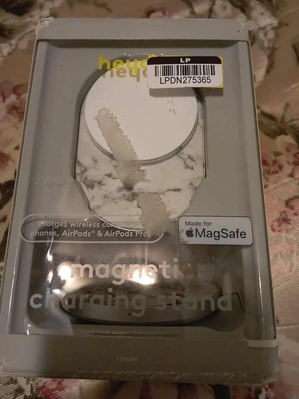 Heyday Wireless Magnetic Charger (new item in a open box)